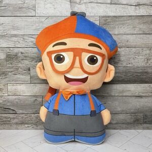 Blippi Backpack Bag Tote Plush 18" Kids Boys Girls School Carry On (Shelf4)